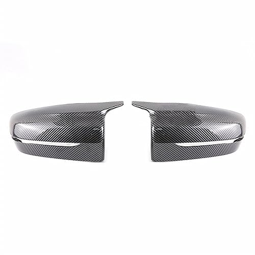 ZSUAGFDFF Rückspiegel Abdeckung Auto Schwarz Geschmiedete Carbon Side Spiegel Abdeckungen Für 4 5 7 8 Serie Für G11 G12 G14 G15 g16 G22 G23 G24 G30 G31 G38(Carbon Pattern) von ZSUAGFDFF