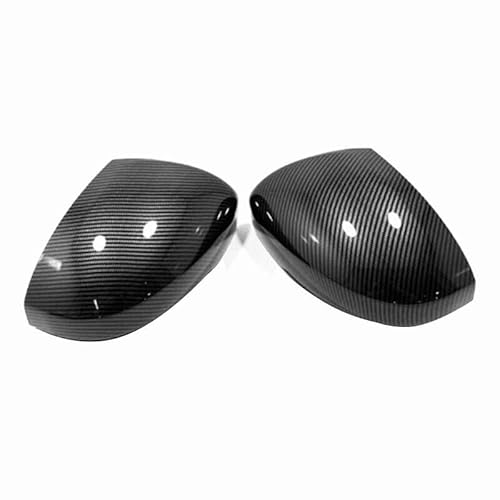 ZSUAGFDFF Rückspiegel Abdeckung Für FIT Für Jazz 2014 2015 2016 2017 2018 Auto Rück Seite Spiegel Abdeckung Aufkleber Flügel Kappe Außentür Fall Trim Carbon Faser(No Light Type) von ZSUAGFDFF