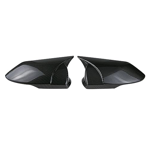 ZSUAGFDFF Rückspiegel Abdeckung Für Hyundai Für Elentra 7th 2 stücke Auto Rückspiegel Abdeckung Caps L & R Spiegel Werkzeuge Schützen Fall Für N N-Linie 2021 2022(Kohlenstoff-Look) von ZSUAGFDFF
