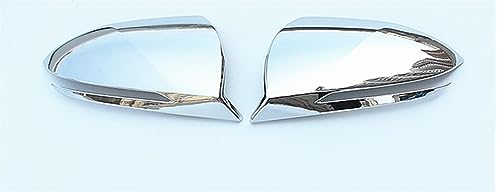 ZSUAGFDFF Rückspiegel Abdeckung Für Hyundai Für Tucson NX4 2021 2022 2023 Auto Rück Seite Spiegel Abdeckung Flügel Kappe Außentür Rückansicht Fall Trim(Silber) von ZSUAGFDFF