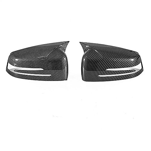 ZSUAGFDFF Rückspiegel Abdeckung Für Mercedes Für Benz W176 W246 W212 W204 C117 X156 X204 W221 A B C E S Für CLA GLA GLK Klasse Rück Seite Spiegel Abdeckung(Kohlenstoff) von ZSUAGFDFF