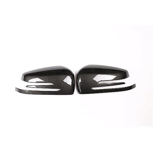 ZSUAGFDFF Rückspiegel Abdeckung Für Mercedes Für Benz W176 W246 W212 W204 C117 X156 X204 W221 ABCES Klasse Auto Rück Seite Spiegel Abdeckung Flügel Kappe Trim(Kohlenstoff) von ZSUAGFDFF