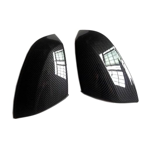 ZSUAGFDFF Rückspiegel Abdeckung Für Q5 FY 2018 2019 Carbon Look Zurück Rückansicht Rück Seite Tür Spiegel Abdeckung Auto Trim Aufkleber Zubehör 2PCS von ZSUAGFDFF