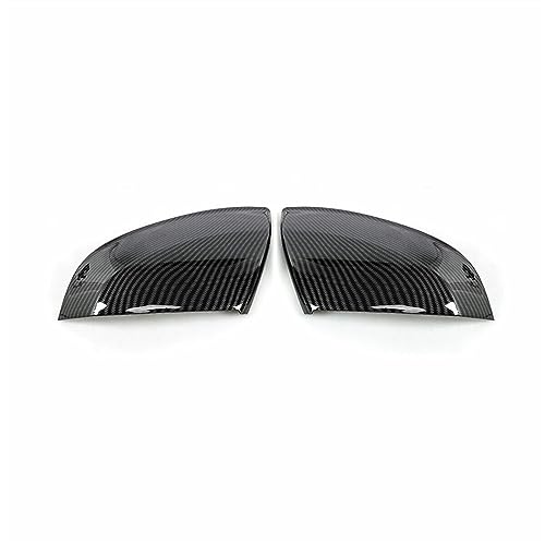 ZSUAGFDFF Rückspiegel Abdeckung Für Q7 2016-2021 Q5 2019-2021 Auto Rückspiegel Ersatz Seite Spiegel Abdeckung Aufkleber Flügel Kappe außen Fall Trim(Kohlenstoff) von ZSUAGFDFF