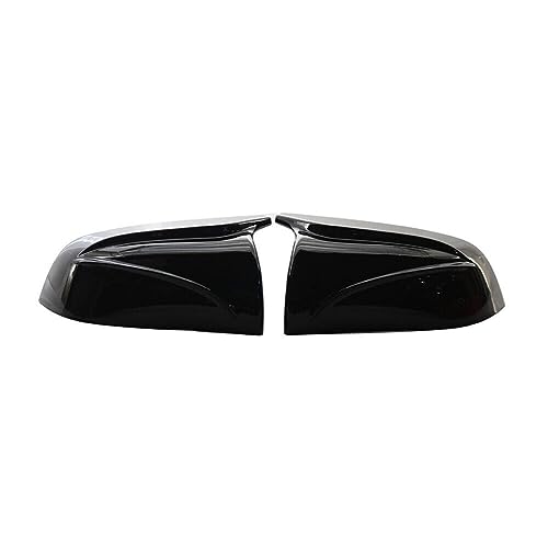 ZSUAGFDFF Rückspiegel Abdeckung Für Tesla Für Model 3 2017-2021 Ersatz Auto Rück Seite Spiegel Abdeckung Flügel Außentür Fall Trim Carbon Faser Schwarz(Schwarz glänzend) von ZSUAGFDFF