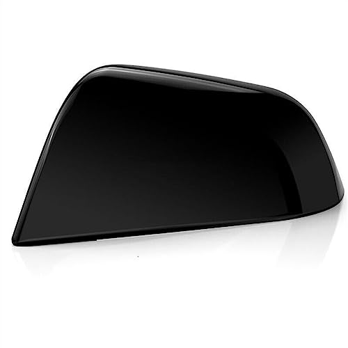 ZSUAGFDFF Rückspiegel Abdeckung Für Tesla Für Modell 3 2017-2022 Auto Ersatz Rück Seite Spiegel Abdeckung Flügel Kappe Außentür Rückansicht Fall Trim Schwarz(Right Side) von ZSUAGFDFF