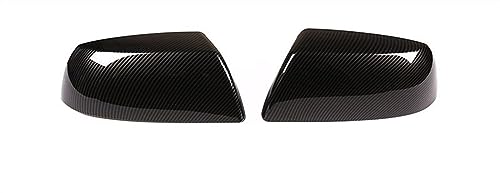 ZSUAGFDFF Rückspiegel Abdeckung Für Toyota Für Tundra Für Crew Für Max 2008-2021 Sequoia ABS Auto Rück Seite Spiegel Schmücken Abdeckung Trim außen(Kohlefaser) von ZSUAGFDFF