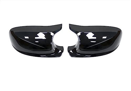ZSUAGFDFF Rückspiegel Abdeckung Für X1 E84 X3 F25 Pre-LCI 2010 2011 2012 2013 Teile Styling Auto Seite Tür Rück Seite Spiegel Abdeckung Kappe(Bright Black) von ZSUAGFDFF