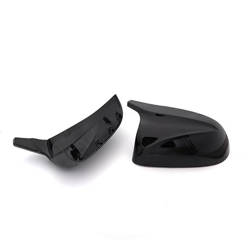 ZSUAGFDFF Rückspiegel Abdeckung Real Carbon Car Styling Ersatzspiegelabdeckung für X3 X4 X5 X6 X7 G01 G02 G05 G06 G07 Spiegelzubehör(Schwarz) von ZSUAGFDFF