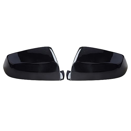 ZSUAGFDFF Rückspiegel Abdeckung Seite Rückspiegel Kappe Flügel Spiegel Abdeckung Fit Für E60 E61 LCI 2007-2010 GT F07 2009-2013 Facelift Für F10 F18 F11(Glänzend schwarz) von ZSUAGFDFF