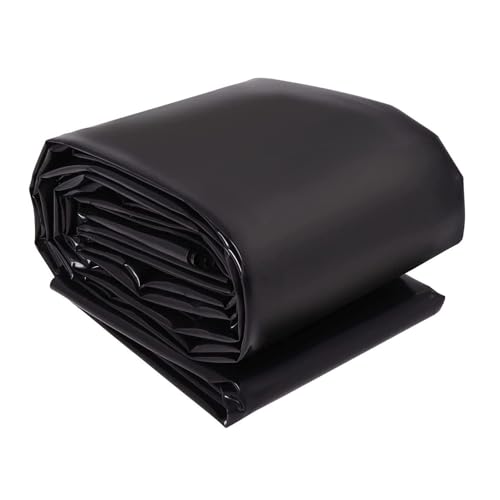 ZSVYMK Many Sizes HDPE Pond Liner,0.2mm verdicken Teichplane,Kann Wiederverwendet/UV/Frost Reißfest Gartenteich Dichtungs Folie Für Wasserfall/Fischteiche/Gartenpoolmembran,4 * 6m(13 * 19.7FT)-Black von ZSVYMK