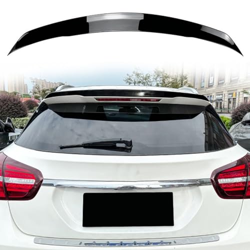 ZSWZDQ ABS Auto Heckspoiler für Mercedes-Benz GLA X156 GLA180 200 GLA45 AMG 2014-2019, Hinten Spoiler Spoilerlippe Performance Tuning Lippe Wing Styling Modification Zubehör,Gloss Black von ZSWZDQ