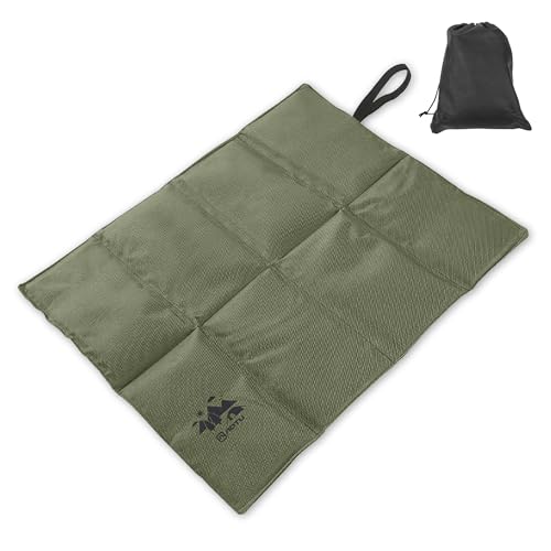 ZSYILIN Sitzkissen Outdoor Faltbar, Stadion Sitzkissen Wandern, Sitzunterlage Wasserfest, Strandmatte Gepolstert, Picknick Camping Wanderzubehör (44 x 34 x 1 cm) von ZSYILIN