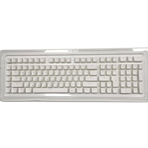 ZSYTF 117keys Koreanisch/Russische Doubleshots PBT Backlit Puddings Keycap OEM-Profil für mechanische Tastaturen mit Hintergrundbeleuchtung, koreanisch/russische PBT-Tastenkappe von ZSYTF