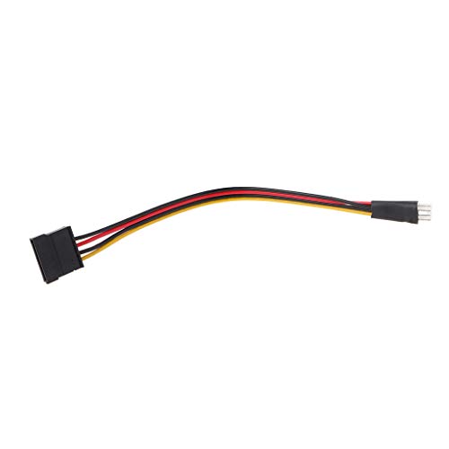 ZSYTF 4Pin FDD Floppy Stecker Auf 15Pin Sata Buchse Adapter Konverter Festplatte Stromkabel Kabel 23cm/9 06in Ryzen 5 5600x 3 7 GHz 6-Kern Prozessor von ZSYTF