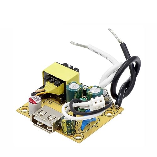 ZSYTF Zuverlässige 5 V 2 A Strommodule, praktischer USB-Netzadapter mit 5 V 2 A Ausgang für DIY-Projekte, langlebiges Netzteil, verbesserte AC110 220 V auf 5 V2 A Spannungswandler, Netzteilplatine ZSYTF Zuverlässige 5 V 2 A Strommodule, praktischer USB-Netzadapter mit 5 V 2 A Ausgang für DIY-Projekte, langlebiges Netzteil, verbesserte AC110 220 V auf 5 V2 A Spannungswandler, Netzteilplatine von ZSYTF