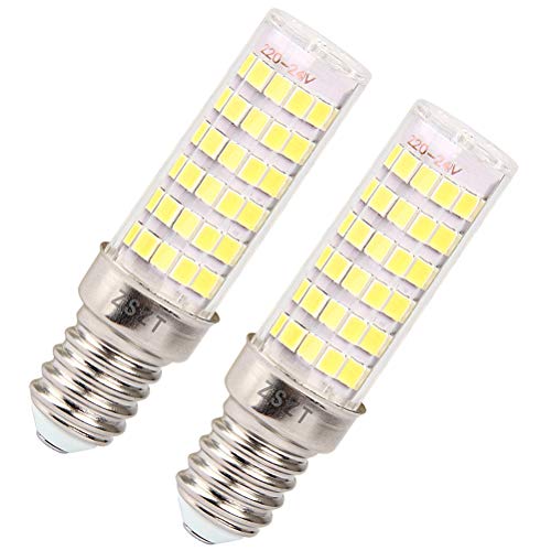 ZSZT Dunstabzugshaube glühbirne LED E14 7W, Ersatz für 50W Halogenlampen, Kaltweiß 6000K, AC220V-240V, kompakter Bauweise (2er-Pack) von ZSZT