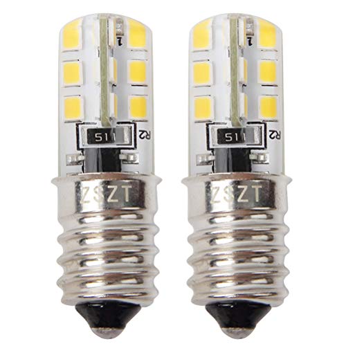 ZSZT Kühlschrank licht E14 2W LED Ersatz für 25W Halogenlampen, Warm Weiß 3000K 220-240V, Wasserdichtes Design, 2 Stück von ZSZT