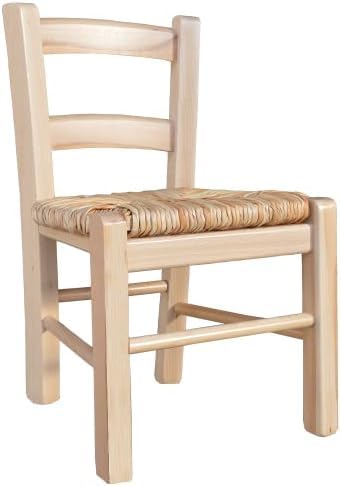 Stuhl für Kinder, Baby, niedrig, Kind, Holz, bunt, Restaurant, Küche, Stroh (4, natürlich) von ZStyle