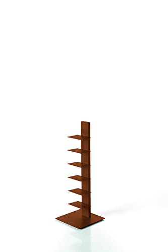 ZStyle BBB Italien SAPIENS Bücherregal mit vertikalen Säulen freistehendes Regal mit Regalen (97 cm, Corten) von ZStyle
