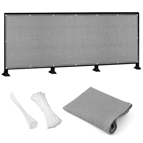 Sonnensegel Sonnenschutz 800 x 800 cm Rechteckig Atmungsaktiv 98% UV Schutz Nach Maß mit Ösen mit Ösen Seil HDPE UV Schutz Ohne Bohren für Balkon Terrasse, Hellgrau Sonnensegel Sonnenschutz 800 x 800 cm Rechteckig Atmungsaktiv 98% UV Schutz Nach Maß mit Ösen mit Ösen Seil HDPE UV Schutz Ohne Bohren für Balkon Terrasse, Hellgrau von ZTAOPSH