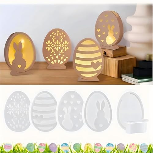 Silikonformen Gießformen Ostern, 6 Stück Silikonformen Gießformen, Giess-formen Silikon, Sili-kon Ostern Hase, Sili-kon Gießform, Sili-kon Ostern für Handwerk, DIY Ostereier Deko, Osterdeko Silikonformen Gießformen Ostern, 6 Stück Silikonformen Gießformen, Giess-formen Silikon, Sili-kon Ostern Hase, Sili-kon Gießform, Sili-kon Ostern für Handwerk, DIY Ostereier Deko, Osterdeko von ZTBFHLZQ