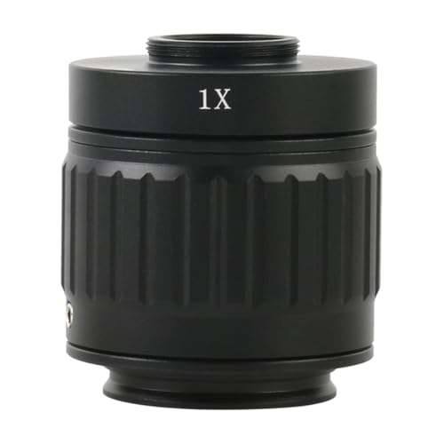 Mikroskop-Zubehör-Kit 0,35X 0,5XC Mount Adapter Einstellbare Kamera Installation C Mount Adapter Stereo Mikroskop Mikroskopische Objektträger(1x) von ZTBH