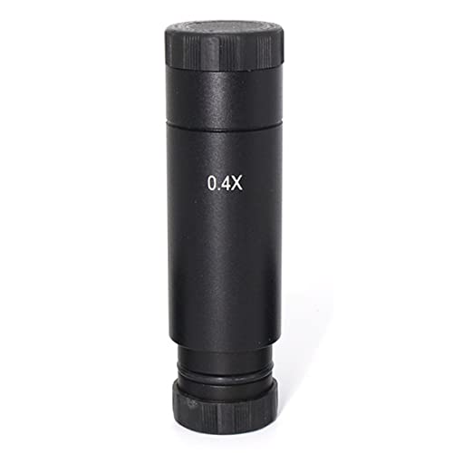 Mikroskop-Zubehör-Kit 0. 3x 0.4x. Objektivmikroskop-Reduktionsrelais C-Mount-Adapterobjektiv Mikroskopische Objektträger(0.4X) von ZTBH