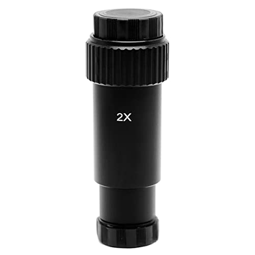 Mikroskop-Zubehör-Kit 0. 3x 0.4x. Objektivmikroskop-Reduktionsrelais C-Mount-Adapterobjektiv Mikroskopische Objektträger(2X) von ZTBH