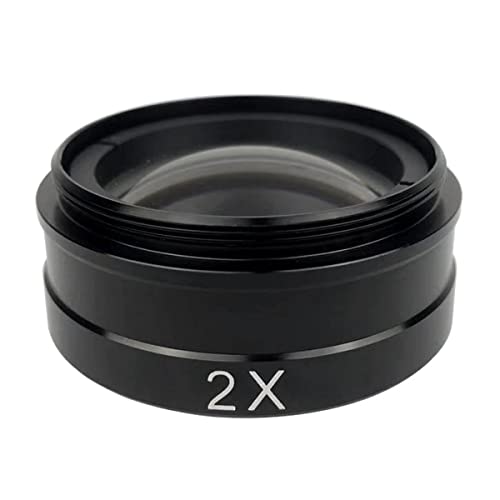 Mikroskop-Zubehör-Kit 0. 5x / 2.0x / 0.3x Hilfsobjektivglaslinse for 8 0x 300x. Objektivindustrie Video-Mikroskopkamera Mikroskopische Objektträger(2.0X) von ZTBH