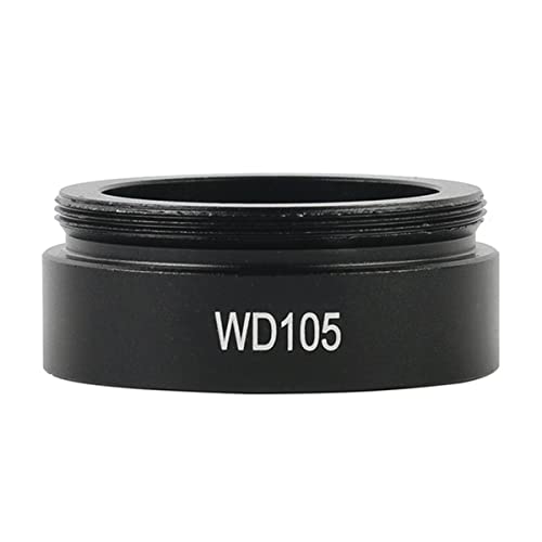 Mikroskop-Zubehör-Kit 0. 7x-5x. Einstellbare Zoomvergrößerung. WD105 WD210 WD170 C Monokularlinse for Video-Mikroskopkamera montieren Mikroskopische Objektträger(WD105 Barlow Lens) von ZTBH