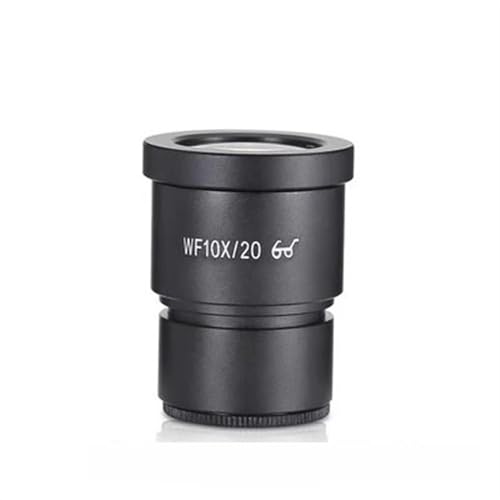 Mikroskop-Zubehör-Kit 1 stücke WF10X WF15X WF20X WF20X WF25X WF30X Hohe Austrittspupillenabstand Weitwinkel Okular Schnittstelle 30mm 30,5mm for Stereo Mikroskop Mikroskopische Objektträger(Size:WF10X von ZTBH