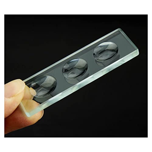 Mikroskop-Zubehör-Kit 1. 0mm Dicke kreisförmige konkave Hohlraum Biologisches Mikroskop gleiten optische Glas Mikroskopische Objektträger(3 wells) von ZTBH