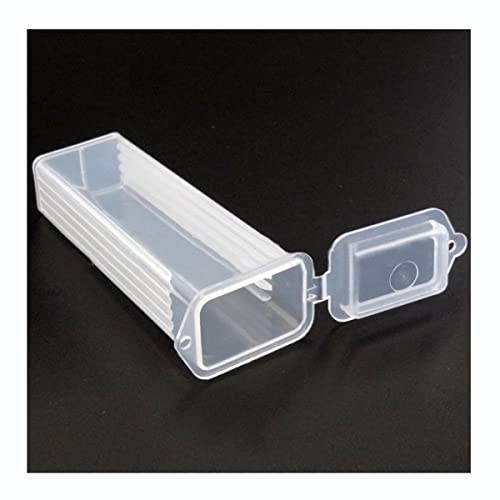 Mikroskop-Zubehör-Kit 10 Kunststoff-Objektträger-Versandbehälter Glasobjektträger-Halter-Aufbewahrungsbox Mikroobjektträger for 5 Spenderboxen Mikroskopische Objektträger von ZTBH