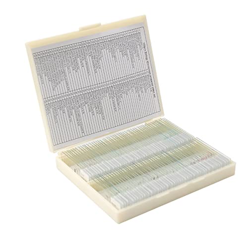 Mikroskop-Zubehör-Kit 10. 0pcs / Set Mikroskop-Folien, tragbare Bildungsmikroskoprutschen Mikroskopische Objektträger von ZTBH