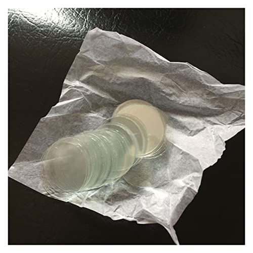 Mikroskop-Zubehör-Kit 100 stücke 8mm mikroskop runde leere abdeckung glas schieberdeckel slips Mikroskopische Objektträger von ZTBH