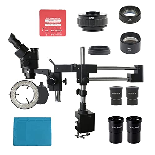 Mikroskop-Zubehör-Kit 108. 0p 36mp 37mp. Simul Focal Trinocular Stereo-Mikroskop Mikroskopische Objektträger(37MP USB HDMI B) von ZTBH