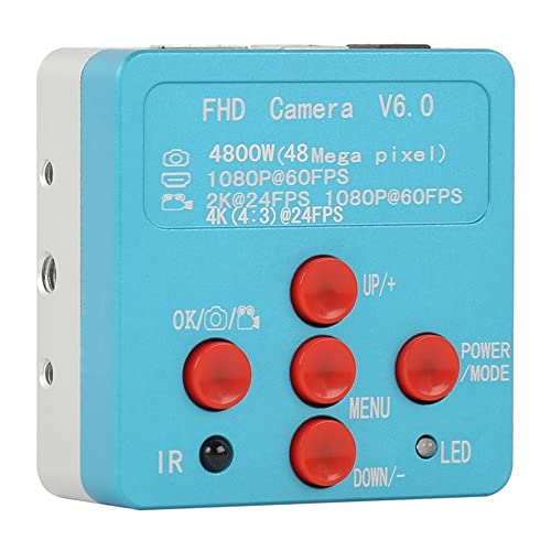 Mikroskop-Zubehör-Kit 1080P 4K 2K 48MP 55MP Industrielabor HDMI USB TF elektronische digitale Video-Stereo-Trinokular-Mikroskopkamera-Lupe Mikroskopische Objektträger(48MP 4K 2K HDMI USB A) von ZTBH