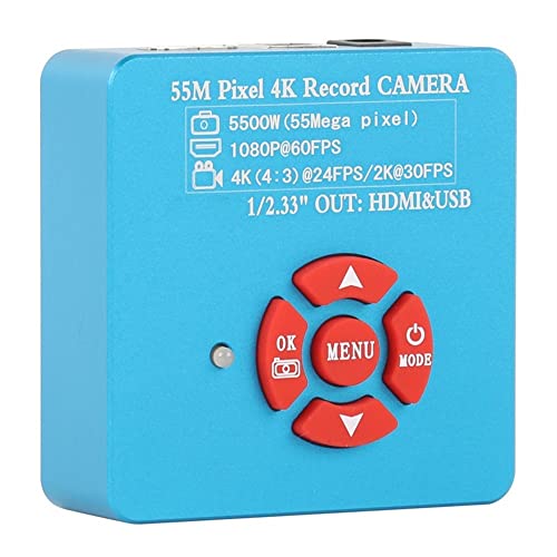 Mikroskop-Zubehör-Kit 1080P 4K 2K 48MP 55MP Industrielabor HDMI USB TF elektronische digitale Video-Stereo-Trinokular-Mikroskopkamera-Lupe Mikroskopische Objektträger(55MP 4K 2K HDMI USB) von ZTBH