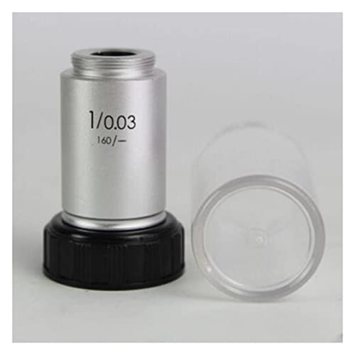 Mikroskop-Zubehör-Kit 1x 2x. Unendlichkeit biologisches Mikroskop-achromatische objektive Objektivobjektiv mit Standard RMS Thread 20,2mm. Mikroskopische Objektträger(1X) von ZTBH