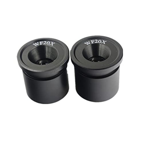 Mikroskop-Zubehör-Kit 2 stücke wf20x. Mikroskop-Okulare 30,5 mm Montagesgröße for Stereomikroskope Mikroskopische Objektträger von ZTBH