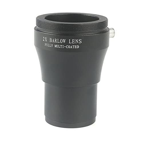 Mikroskop-Zubehör-Kit 2x-Objektiv 1,25-Zoll-vollständig mehrbeschichteter Metall mit M42-Kamera-T-Ringadapter Mikroskopische Objektträger von ZTBH