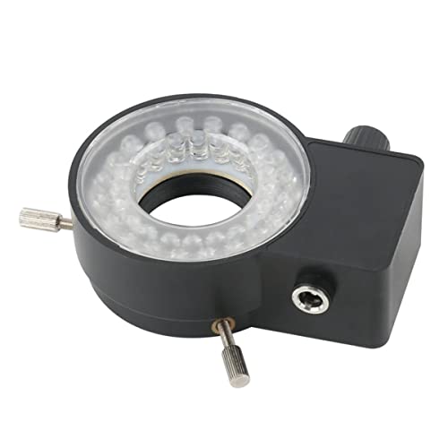 Mikroskop-Zubehör-Kit 40. LED Ringlicht 28mm Gewindemontage MAX 46mm Einstellbares Installieren von Durchmessermikroskop Mikroskopische Objektträger Mikroskop-Zubehör-Kit 40. LED Ringlicht 28mm Gewindemontage MAX 46mm Einstellbares Installieren von Durchmessermikroskop Mikroskopische Objektträger von ZTBH