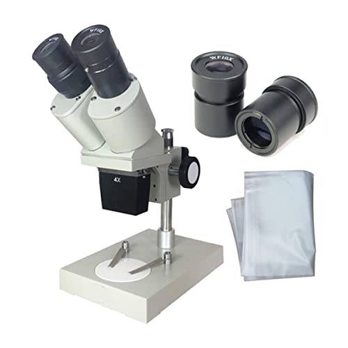 Mikroskop-Zubehör-Kit 40x Binokularer Stereo-Mikroskop-Glas-Linsen-Metallkörper Mikroskopische Objektträger von ZTBH