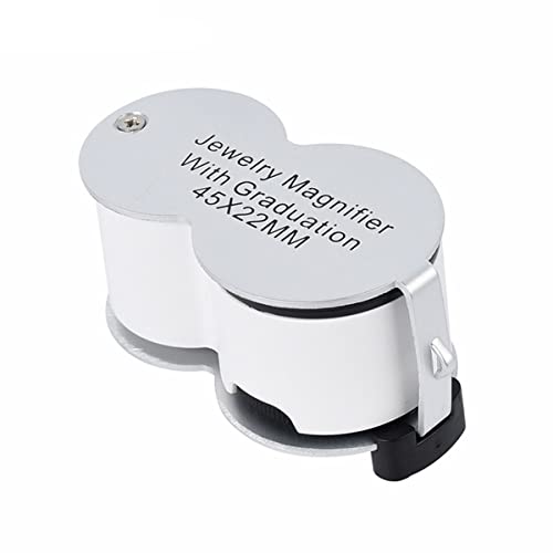 Mikroskop-Zubehör-Kit 45x faltbare Mini-Taschenmikroskop-Lupe LED Mit lupe. Mikroskopische Objektträger Mikroskop-Zubehör-Kit 45x faltbare Mini-Taschenmikroskop-Lupe LED Mit lupe. Mikroskopische Objektträger von ZTBH