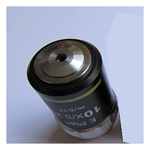 Mikroskop-Zubehör-Kit 4x 10x 40x 100x Flachfeld Infinity Plan achromatisches Bio-Mikroskop-Objekt Mikroskopische Objektträger(10x) von ZTBH