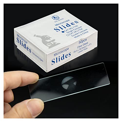 Mikroskop-Zubehör-Kit 50 Stück LEER Glas MIKROSKOPISCHE OBJEKTTRÄGER for Mikroskopzubehör Mikroskopische Objektträger(NO.7103) von ZTBH