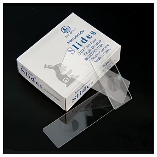 Mikroskop-Zubehör-Kit 50 Stück LEER Glas MIKROSKOPISCHE OBJEKTTRÄGER for Mikroskopzubehör Mikroskopische Objektträger(NO.7104) von ZTBH