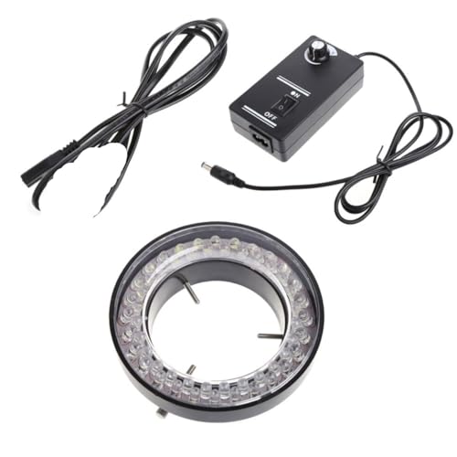 Mikroskop-Zubehör-Kit 60. LED Einstellbare Ringlicht-Beleuchtungslampe for Stereo-Zoom Mikroskop Mikroskopische Objektträger Mikroskop-Zubehör-Kit 60. LED Einstellbare Ringlicht-Beleuchtungslampe for Stereo-Zoom Mikroskop Mikroskopische Objektträger von ZTBH
