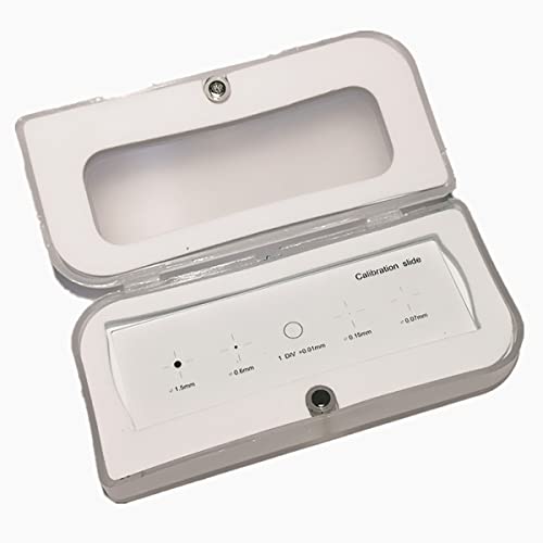 Mikroskop-Zubehör-Kit 909-Punkt-Fadenkreuz-Mikroskop Optische Objektträger aus Glas Multifunktionsplatten-Fadenkreuz-Kalibriermikrometer-Lineal Mikroskopische Objektträger Mikroskop-Zubehör-Kit 909-Punkt-Fadenkreuz-Mikroskop Optische Objektträger aus Glas Multifunktionsplatten-Fadenkreuz-Kalibriermikrometer-Lineal Mikroskopische Objektträger von ZTBH